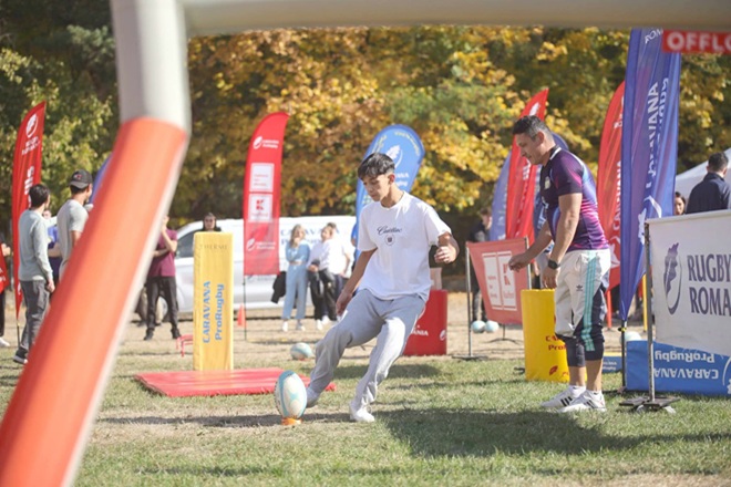 Petroșani: zi dedicată rugbyului la Stadionul Știința, cu scopul înființării unei echipe feminine de rugby 7