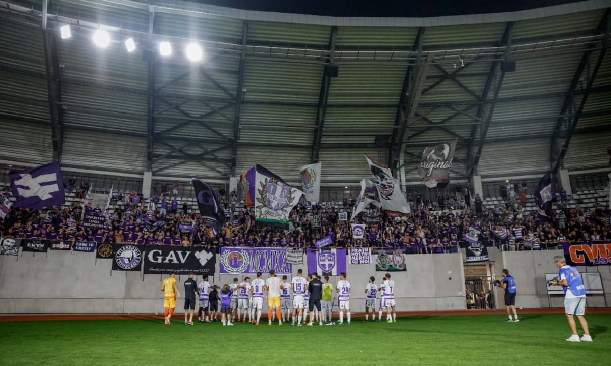 Poli Timișoara, egalată 1-1 în prelungiri, ratează urcarea pe primul loc