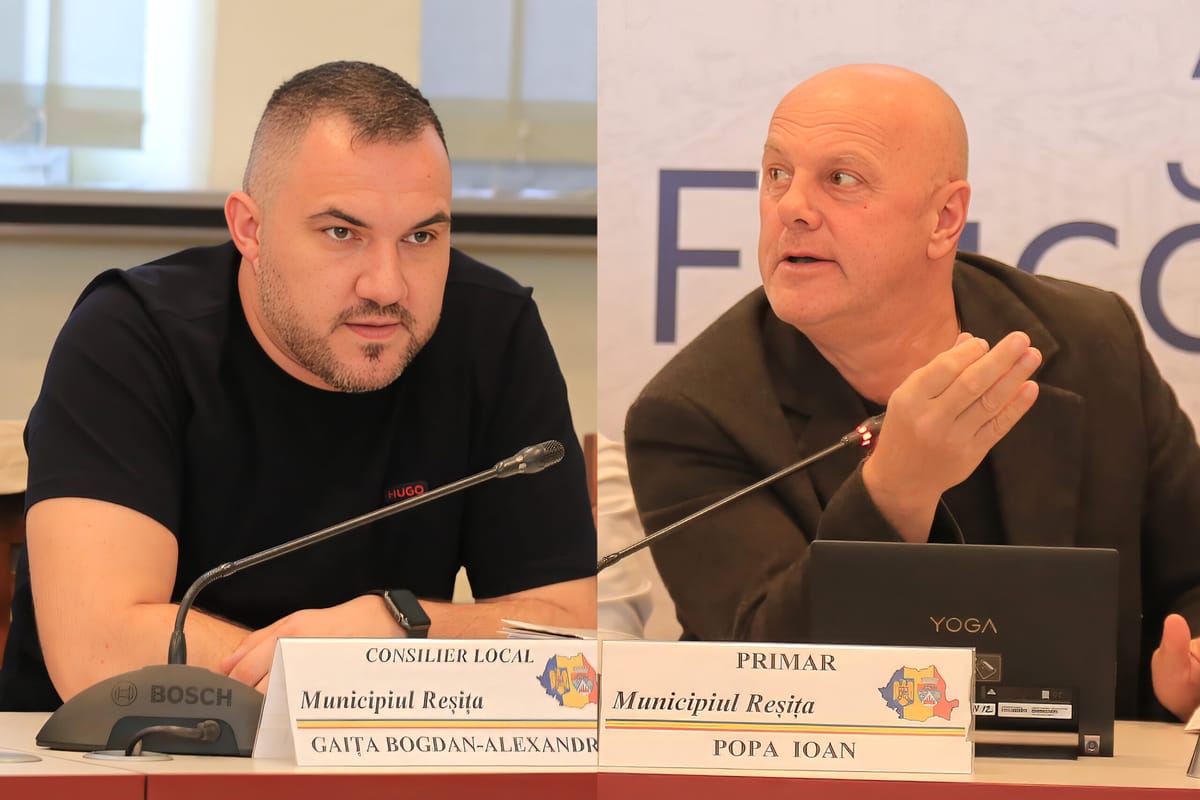 Primăria Reșița este foarte aproape de faliment, susține liderul AUR Bogdan Gaiță