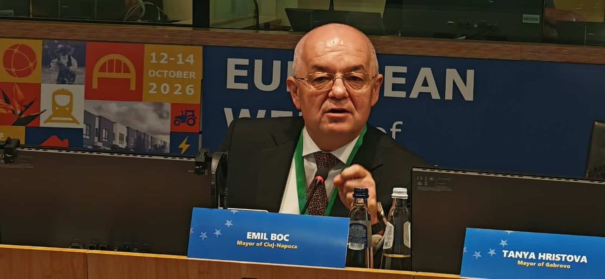 Primarul Clujului, Emil Boc: libertatea de a rămâne unde trăim ar trebui să fie scopul visului european