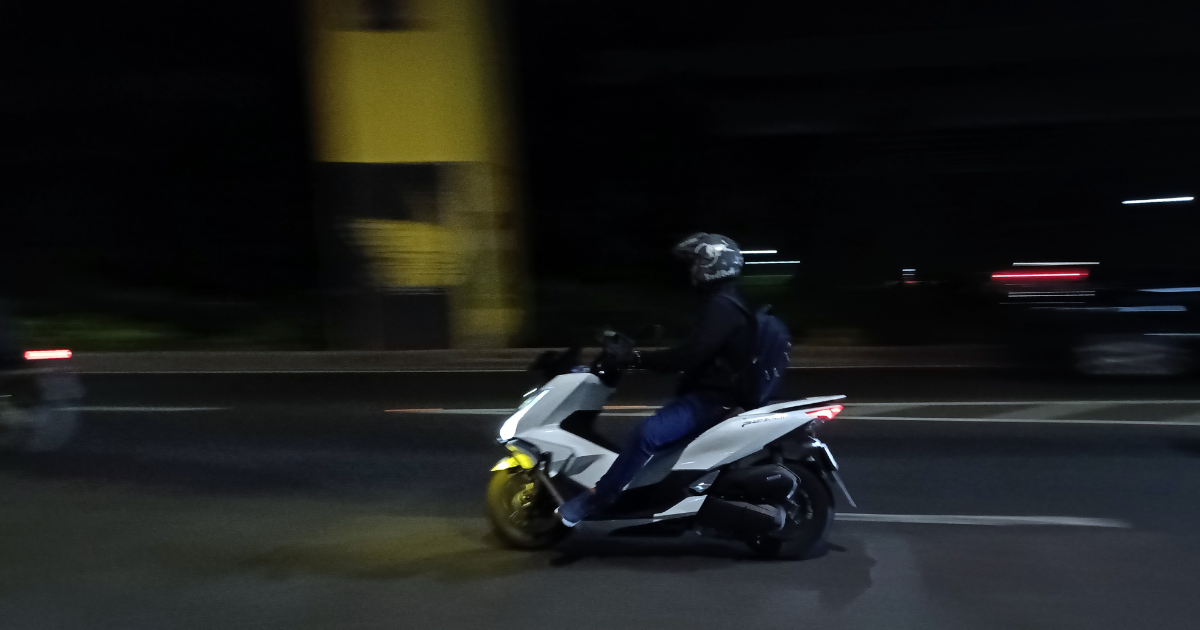Prins pe strada Henri Coandă cu un motor neînmatriculat și fără permis