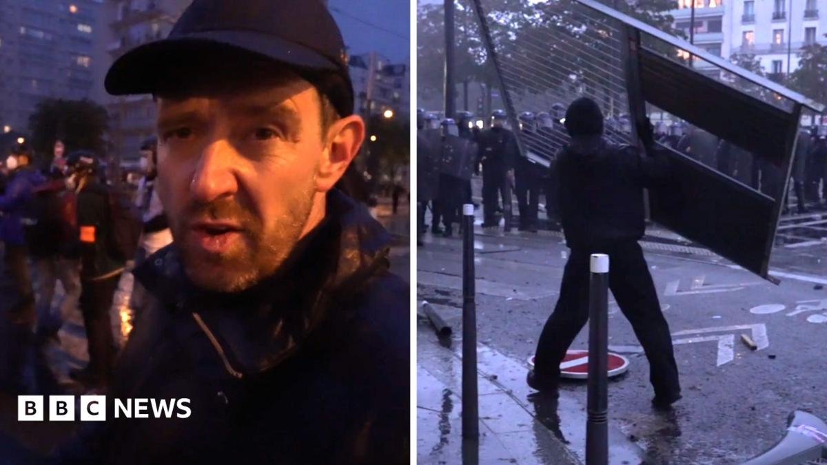 Proteste și poliție antiреволюție...