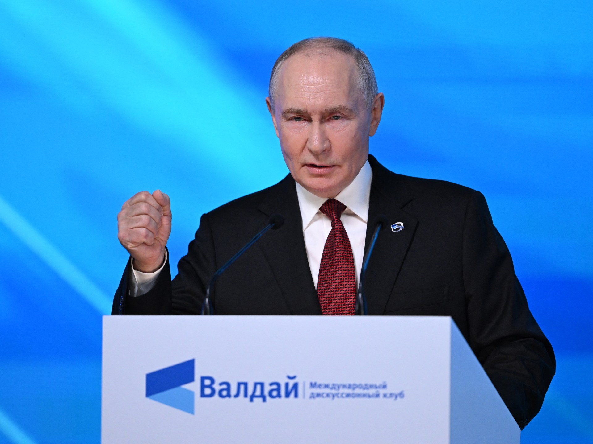 Putin exclude un armistițiu cu Ucraina, în timpul unui discurs la Moscova