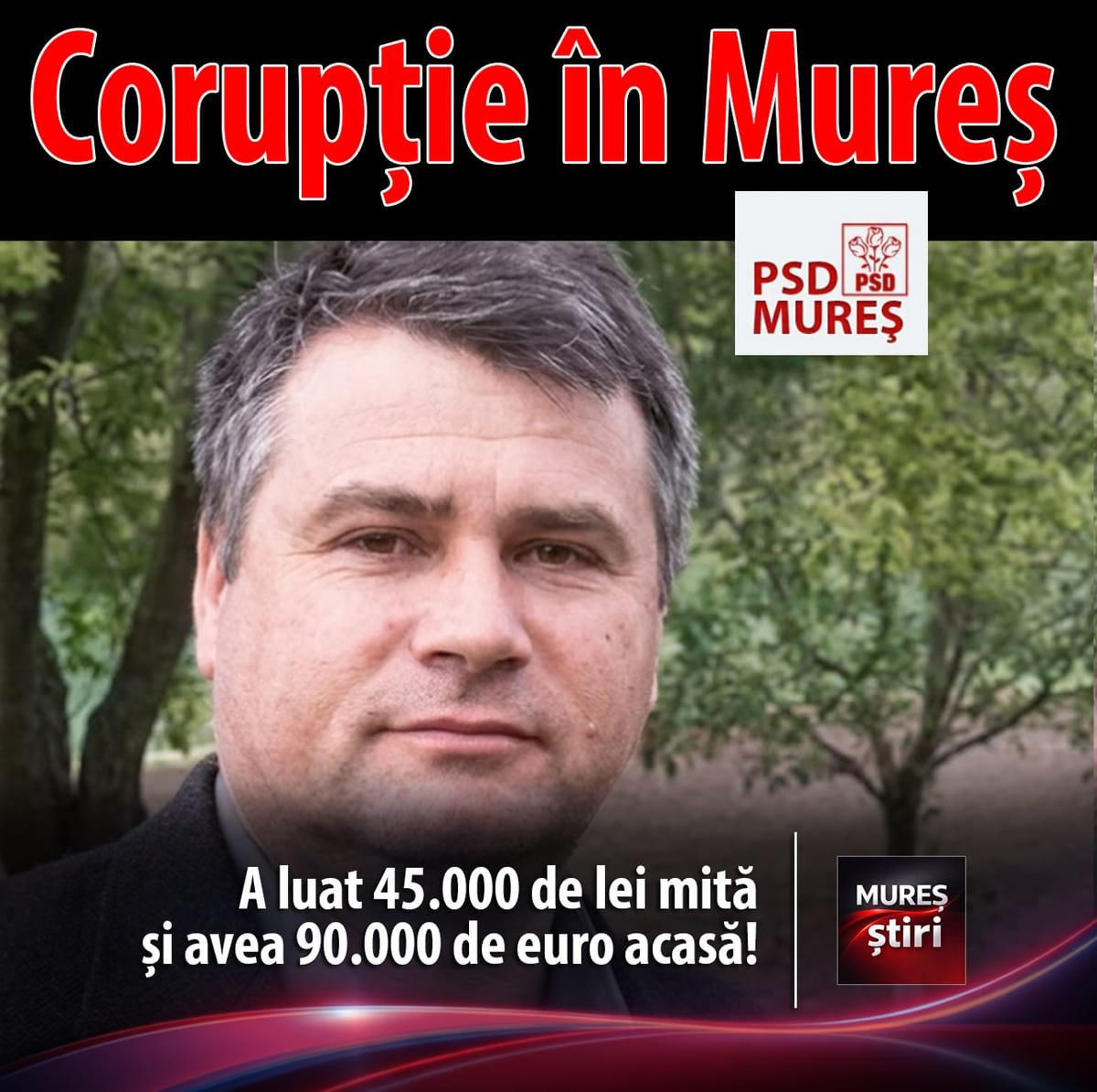 Râciu: inspectorul AFM Andrei Ioan Cozoș, consilier PSD, arestat preventiv după ce a fost prins luând mită