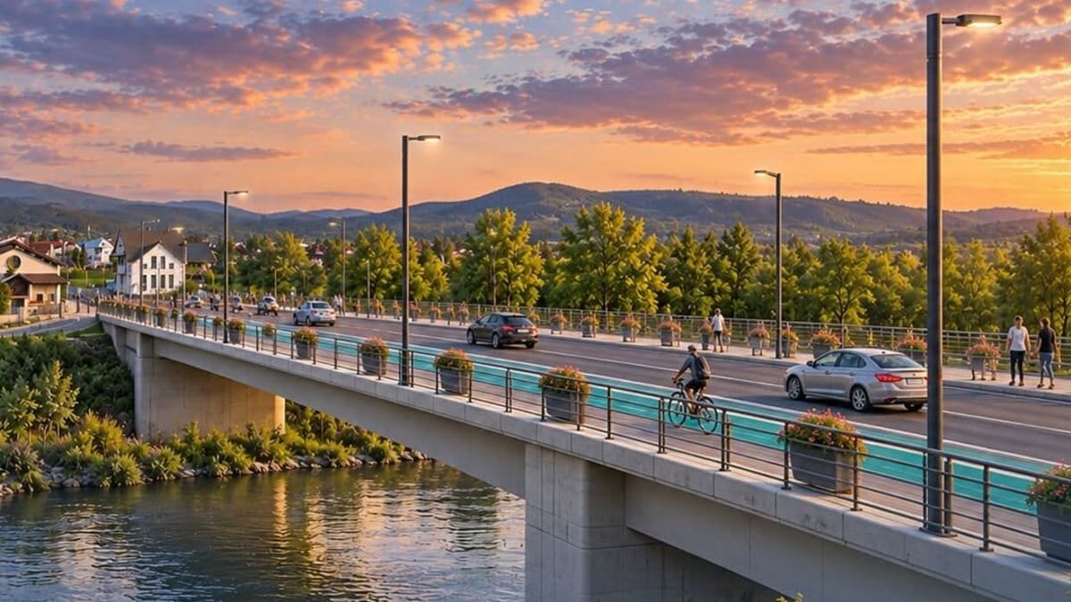 Râul Bistrița: cofinanțare europeană de peste 100 de milioane de lei pentru coridorul de mobilitate durabilă