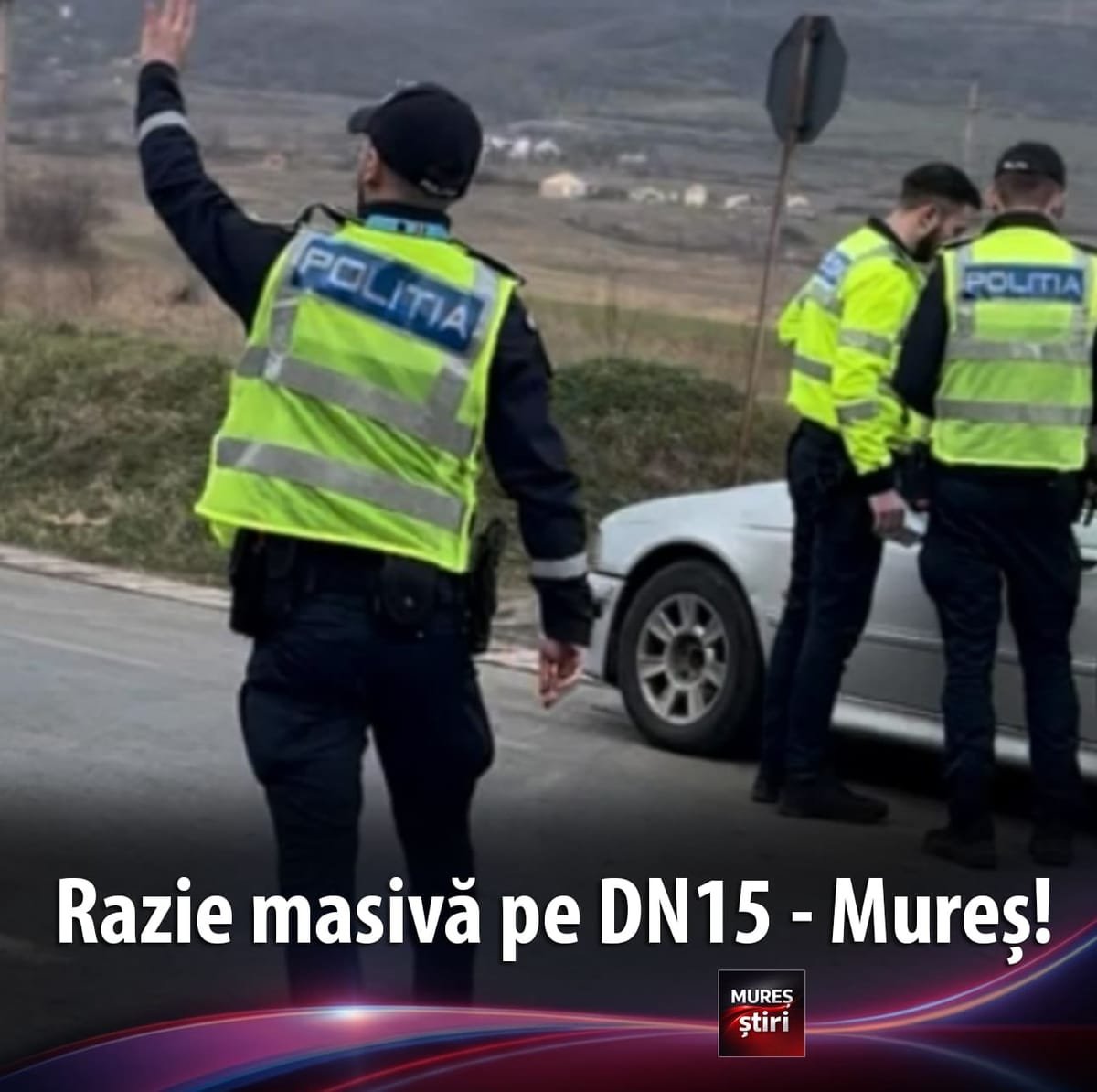 Razie pe DN15: zeci de șoferi lăsați fără permis și aproape 100 de amenzi pentru viteză