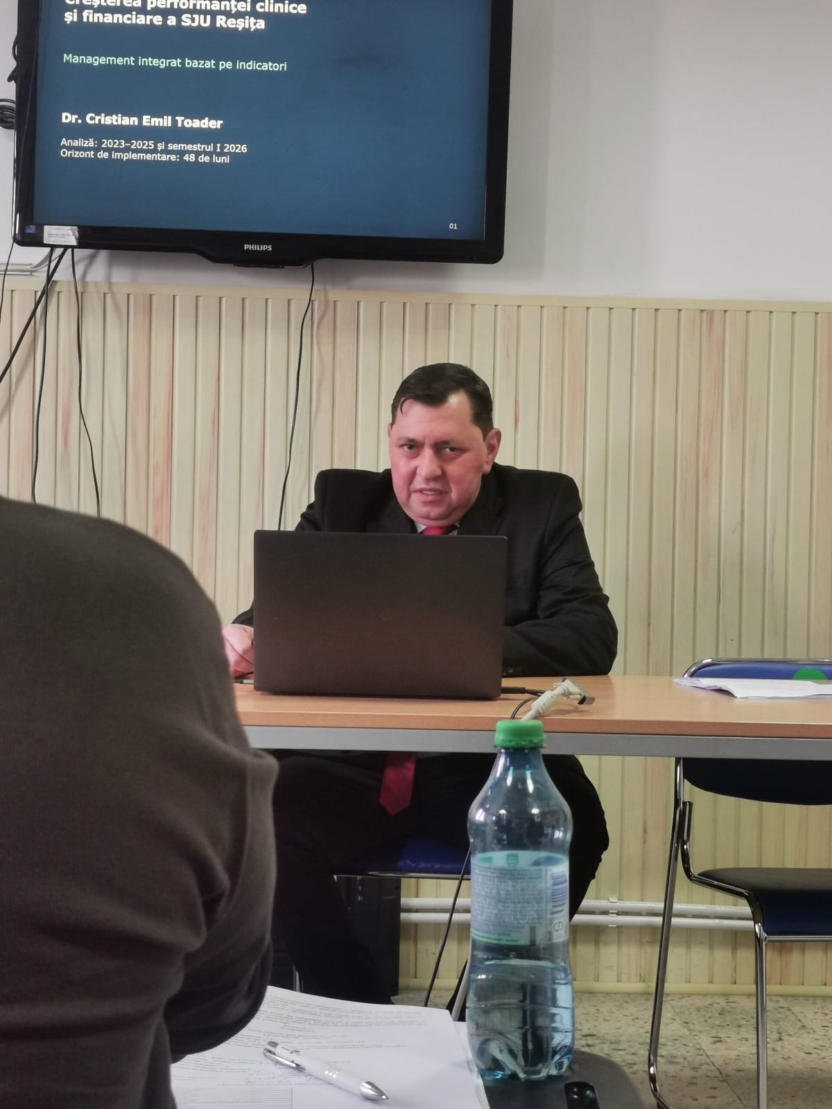 Reșița: arieratele Spitalului Județean scad cu peste 7 milioane de lei în interimatul lui Cristian Toader