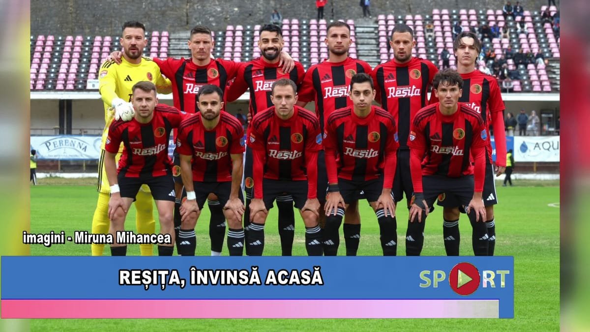 Reșița, învinsă acasă cu 2-0 de Cetatea Suceava, după un joc dominat de oaspeți