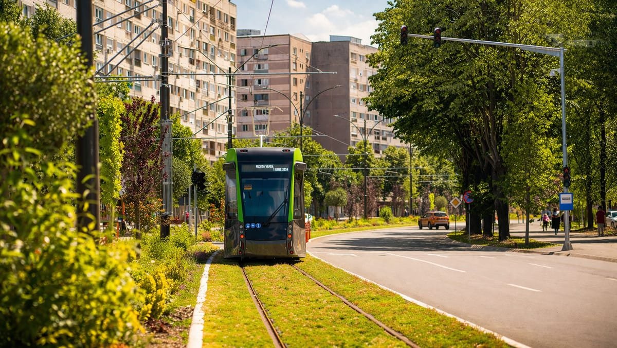 Reșița, prezentată drept orașul cu cea mai modernă flotă de transport public din țară