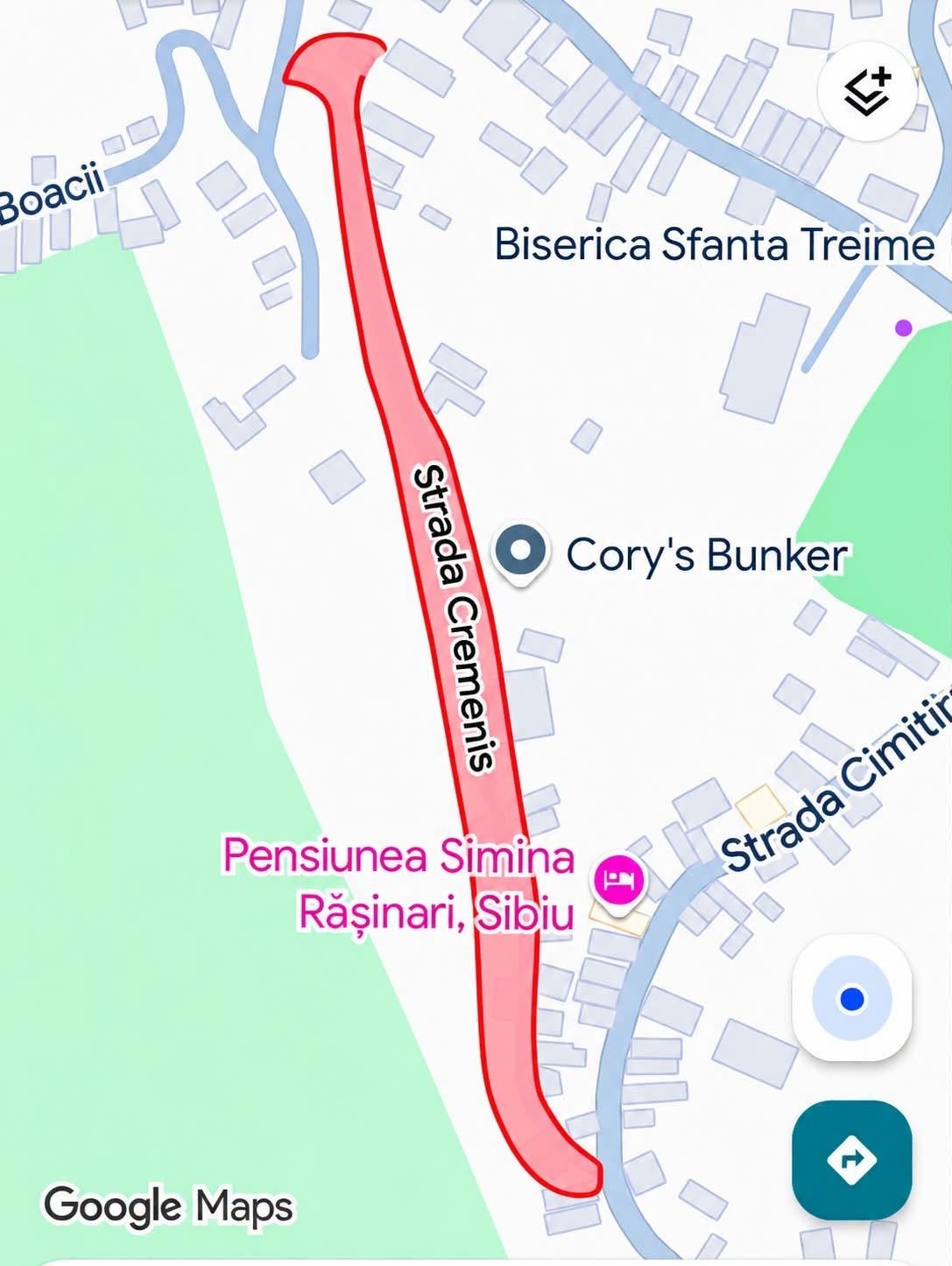 Restricții de circulație pe strada Cremeniș din Rășinari: șoferii să își mute mașinile din timp