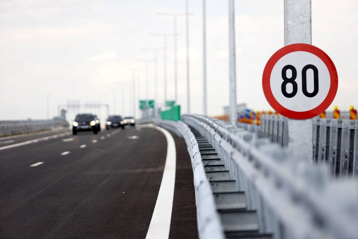 Restricții pe A0 spre A2: breteaua de legătură spre Constanța, închisă temporar din 28 octombrie, ora 09:00