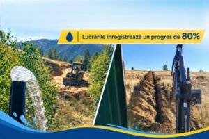 Rîșca: rețeaua de apă a ajuns la 80% și aduce o soluție durabilă împotriva secetei