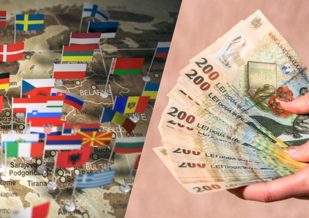 România, pe locul 20 din 22 în UE la salariul minim brut de 825 de euro, potrivit Eurostat
