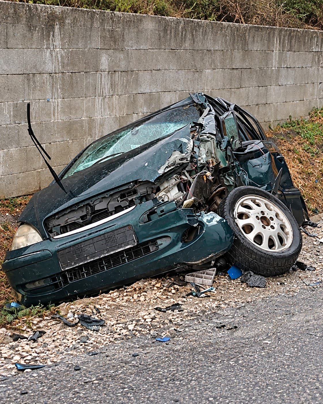 Rotbav, Brașov: femeie de 42 de ani, intubată, după ciocnirea dintre un TIR și o mașină pe DN 13