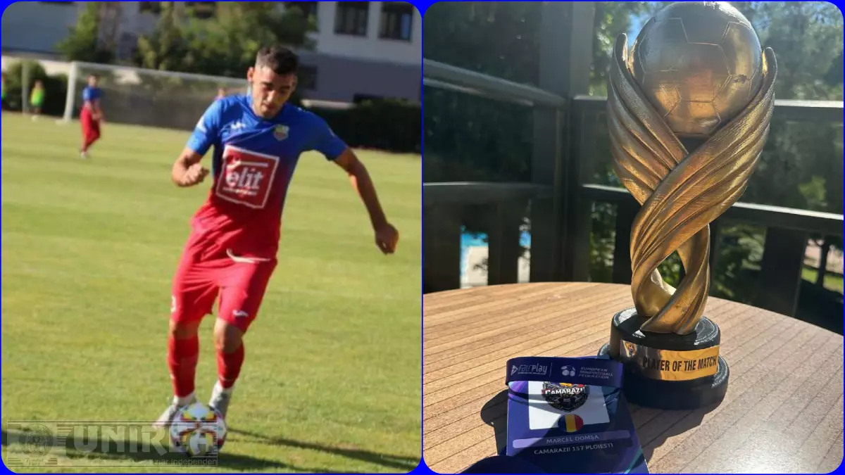 Sântimbru: Marcel Domșa, MVP la EMF Euro Business Cup din Antalya, singurul fotbalist din Alba prezent