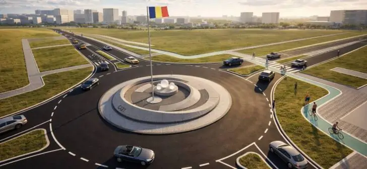 Săcălaz: intersecția de pe DJ 591C va deveni giratoriu, iar constructorul se caută din nou