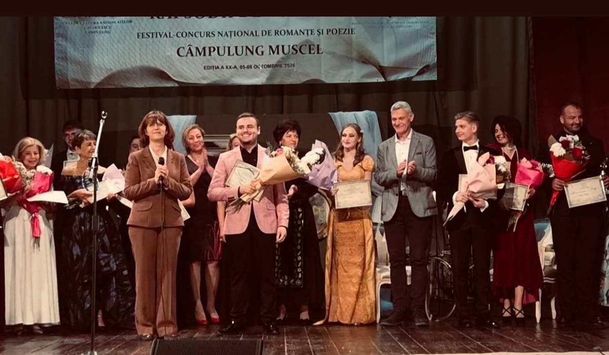 Săcele: tenorul Andrei Nicolae Bucă a câștigat Trofeul Festivalului „Rapsodii de toamnă