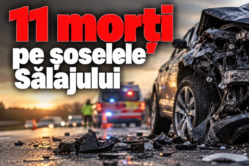 Sălaj: 11 persoane și-au pierdut viața în 40 de accidente rutiere grave, în primele nouă luni