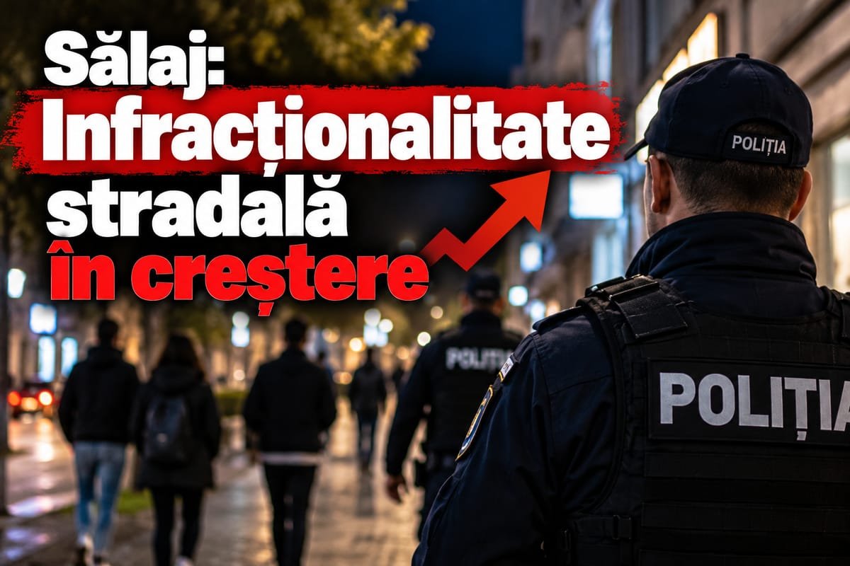Sălaj: infracțiunile stradale au crescut cu 47% în primele nouă luni, la 253 de cazuri