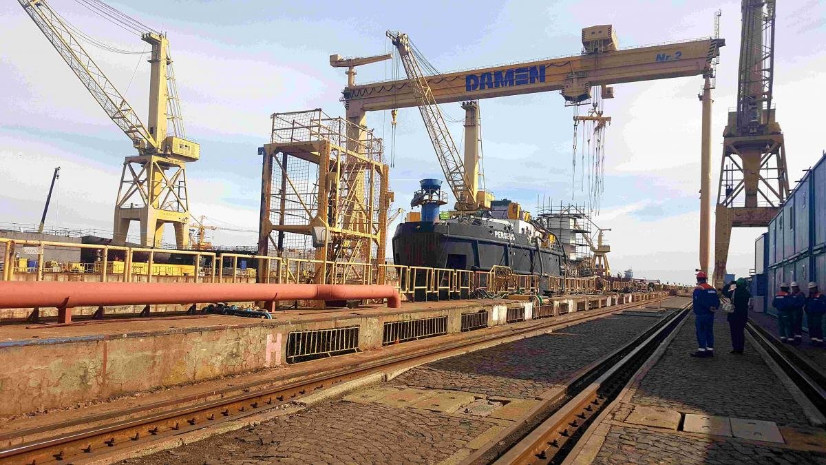 Șantierul Damen Mangalia a fost vândut grupului german Rheinmetall pentru 138 milioane euro, fără TVA