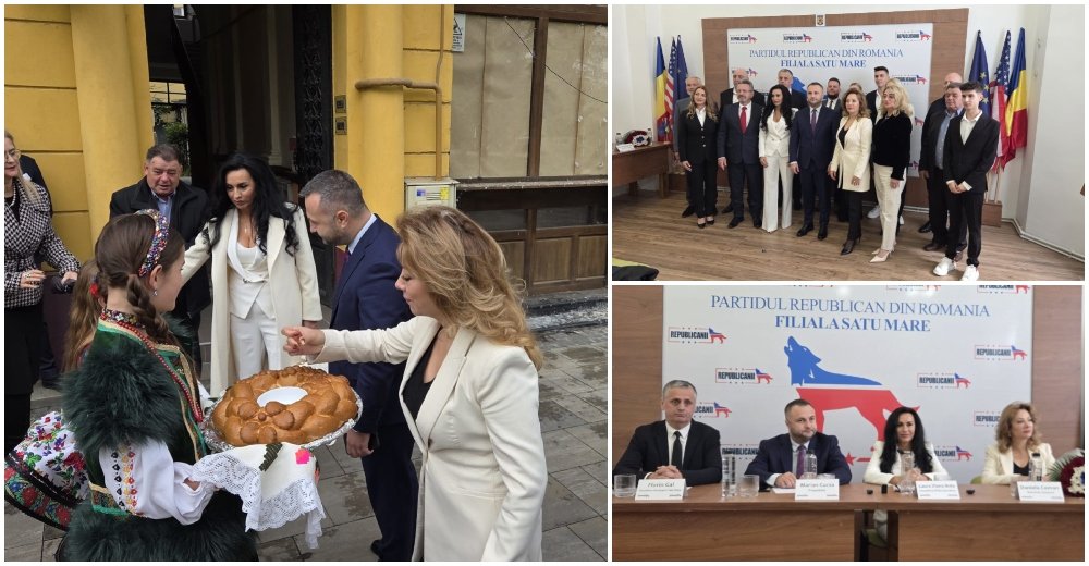 Satu Mare: Partidul Republican și-a inaugurat sediul și are deja 200 de adeziuni