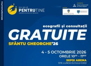 Screening gratuit pentru zeci de specialități medicale, la Sf. Gheorghe