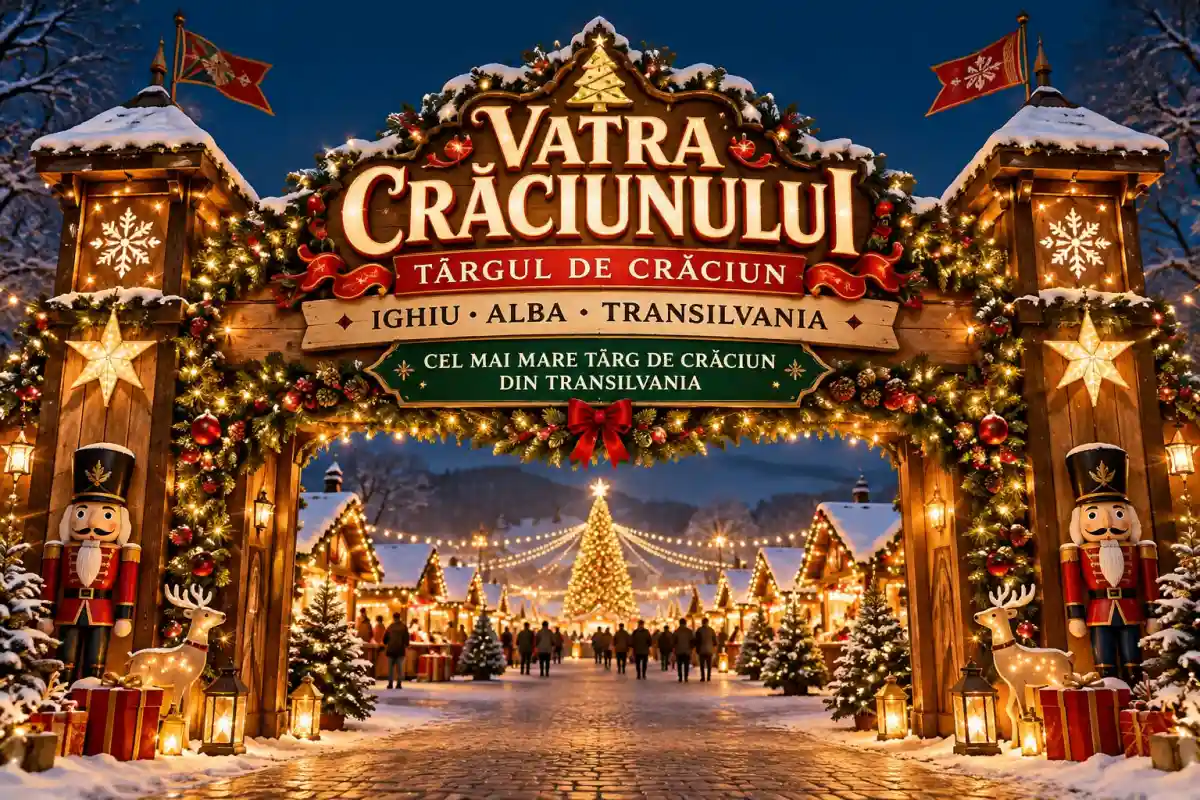 Se pregătește un târg de Crăciun într-o comună din Alba, pe 20.000 de metri pătrați, cu patinoar