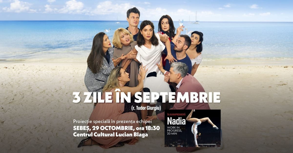 Sebeș: proiecție specială a filmului 3 zile în septembrie, în prezența regizorului Tudor Giurgiu