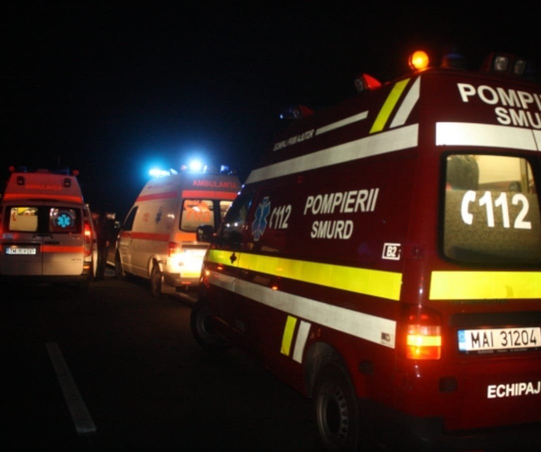 Seceani, Timiș: o femeie de 35 de ani a fost rănită după ce o mașină a ieșit de pe DJ 693