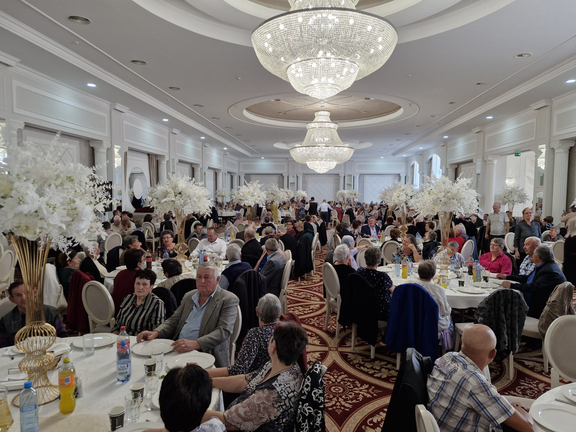 Seniorii din Târnăveni, sărbătoriți la Velvet Events de Ziua Internațională a Persoanelor Vârstnice (foto și video)