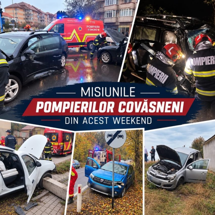 Sfântu Gheorghe, Târgu Secuiesc, Tălișoara și Crasna: patru accidente rutiere în weekend