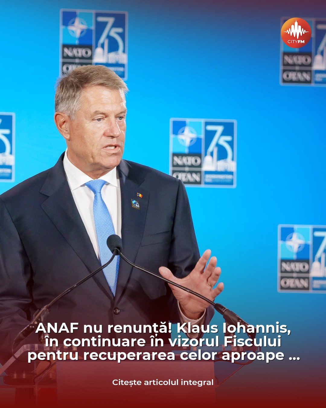Sibiu: ANAF continuă recuperarea a 4,7 milioane de lei de la Klaus Iohannis pentru chiriile unui imobil