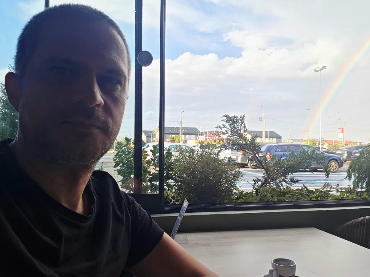 Sibiu: deputatul PSD Bogdan Trif leagă curcubeul de speranța unei schimbări: „Dumnezeu nu a uitat de români