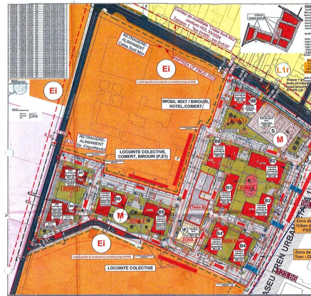 Sibiu: proiect cu 665 de apartamente, hotel și grădiniță pe Calea Șurii Mici, la votul Consiliului Local