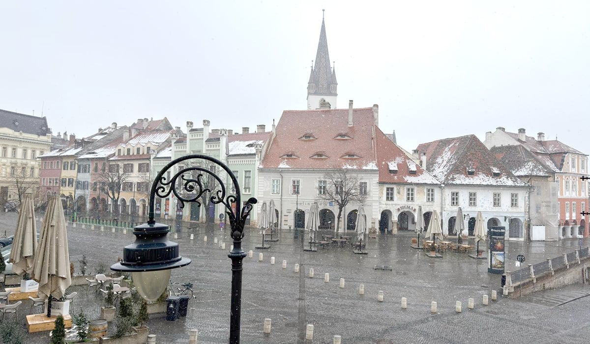 Sibiu: săptămână mai rece, cu ploi și lapoviță la munte, temperaturile scad până la 1 grad