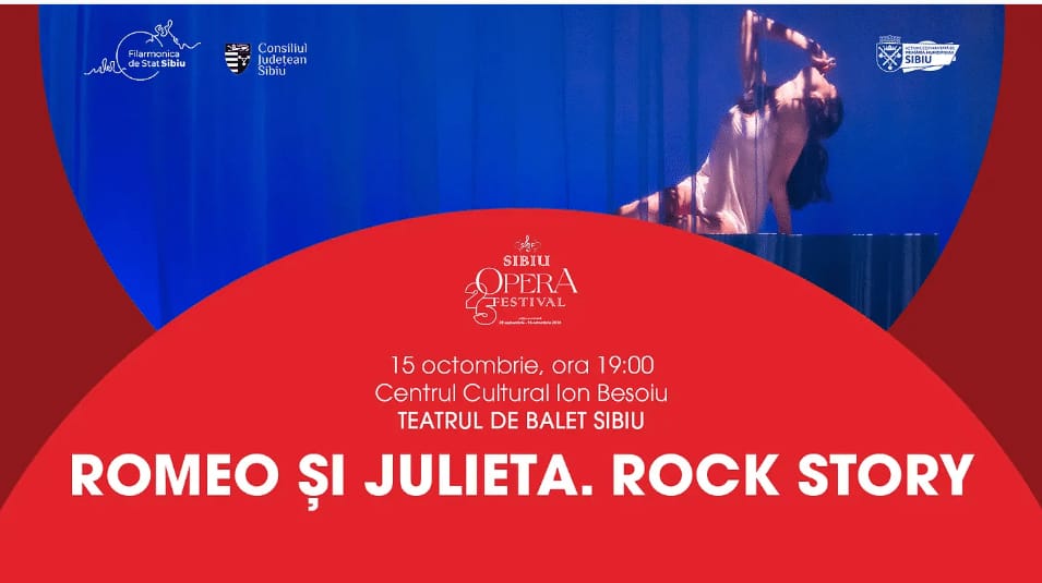 Sibiu: Teatrul de Balet aduce pe scenă Romeo și Julieta. Rock Story, în dans contemporan, joi, 15 octombrie