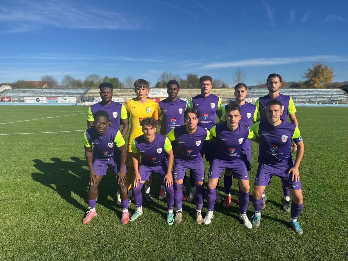 Sighet: CSM învinge cu 5-0 Transilvania Sport Academy pe teren propriu, în SuperScore Liga 3