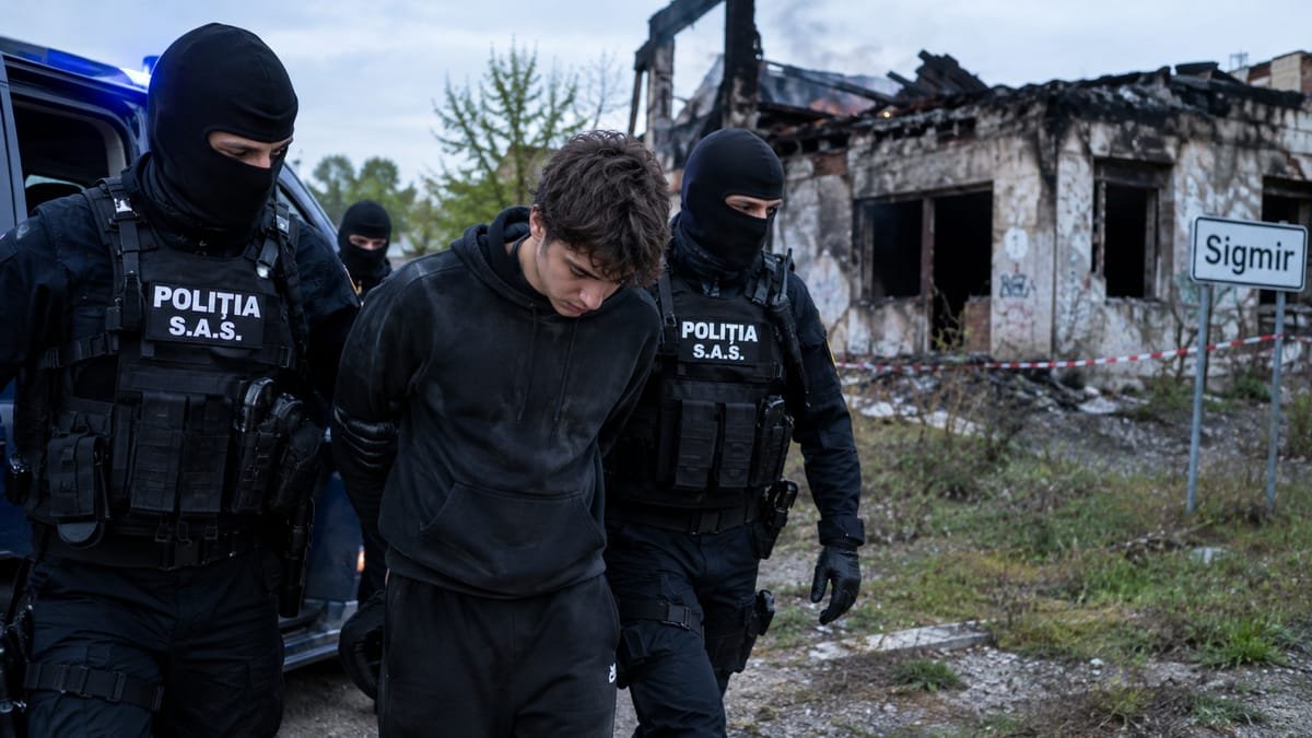 Sigmir: tânăr de 19 ani săltat de mascați, bănuit de incendierea fostei grădinițe