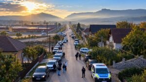 Șimleu Silvaniei și Pusta: acțiune de amploare a polițiștilor și jandarmilor, cu sprijin aerian VIDEO