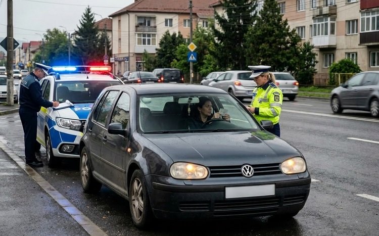 Șofer cu permisul suspendat, prins băut la volan în Moisei, cu 0,69 mg/l alcool