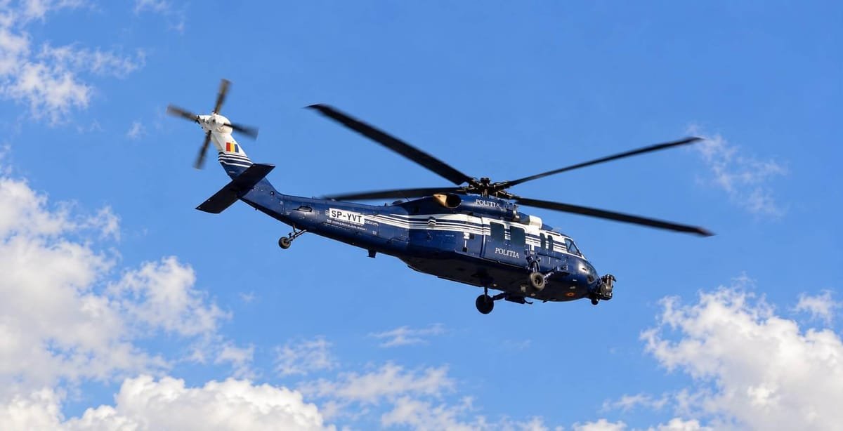 Șoferii din Caraș-Severin vor fi supravegheați din elicopter pe DN6 în zilele următoare