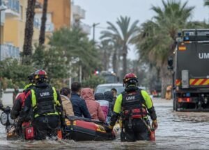 Spania: inundații catastrofale, peste 600 l/mp în furtuna Adam și circa 2.000 de persoane evacuate