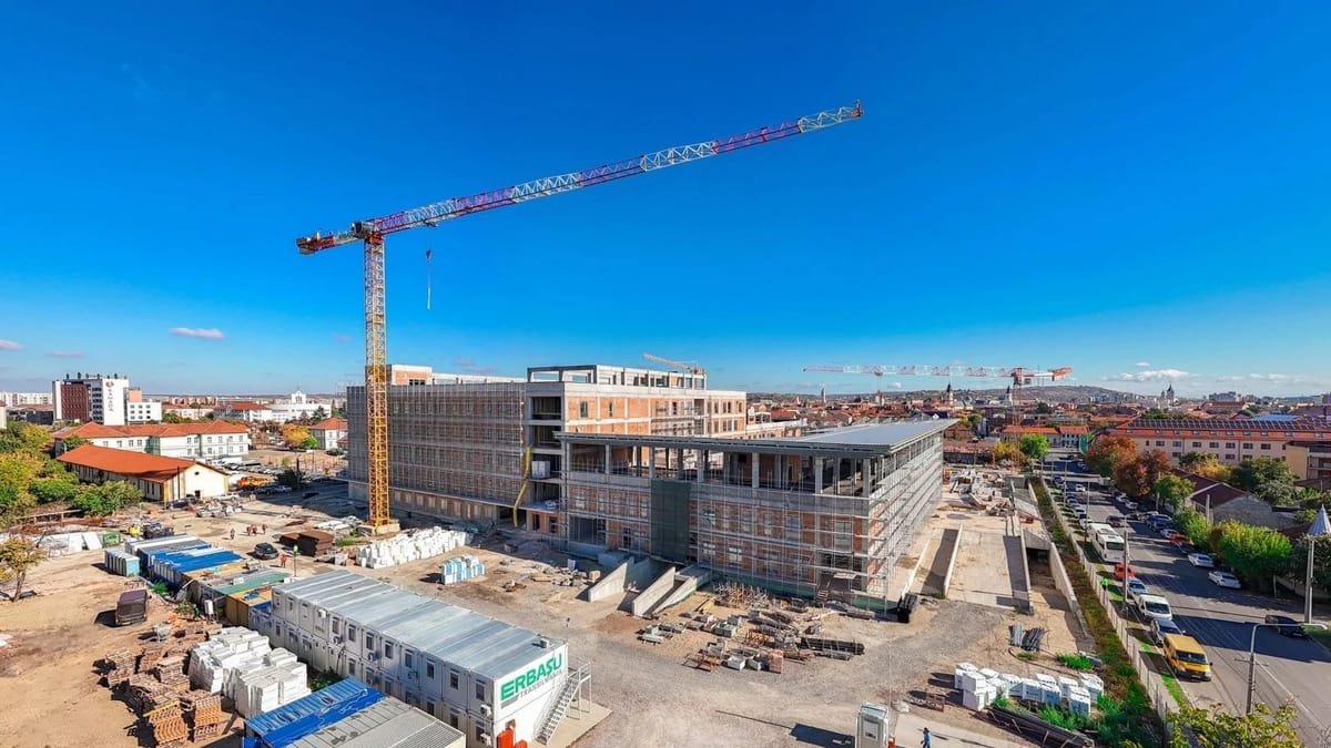 Spitalul de boli infecțioase din Oradea e construit în proporție de 55%, fără dată de deschidere