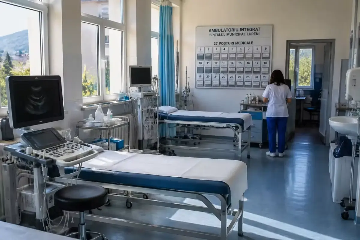 Spitalul din Lupeni are aparatură modernă, dar 27 de posturi medicale rămân vulnerabile