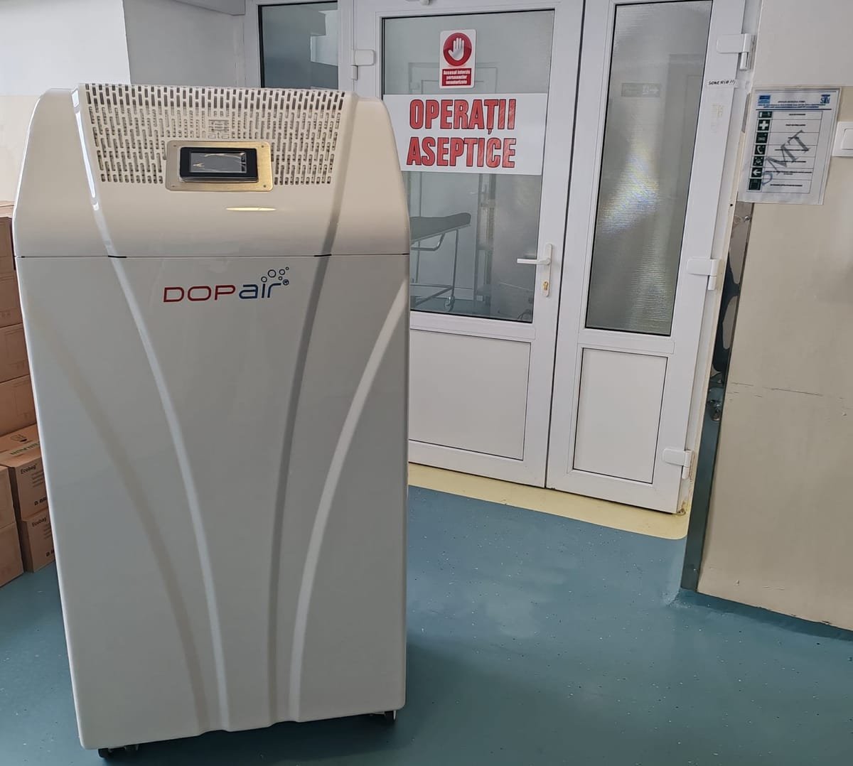 Spitalul Municipal Turda, dotat cu două unități mobile de decontaminare a aerului de 200.000 lei