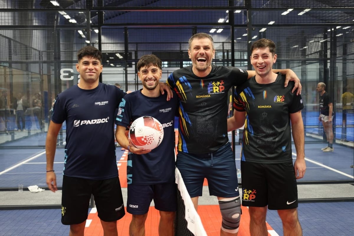 Stockholm: România pe locurile I și III la Cupa de Padbol, 13 victorii din 14 meciuri