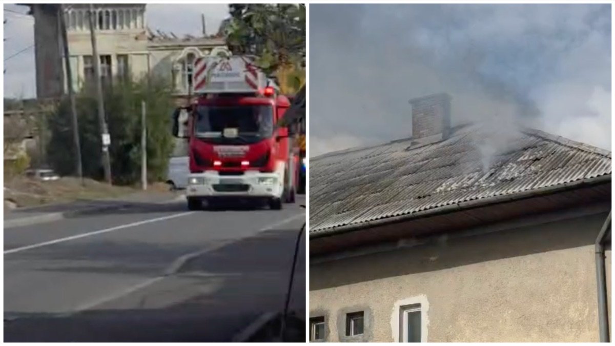 Strada Fabricii: incendiu la fostul bloc CFR, pompierii intervin chiar acum