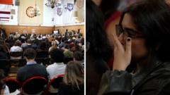 Studenții de la Cornell își exprimă frustrarea la o audiere publică privind un caz de viol