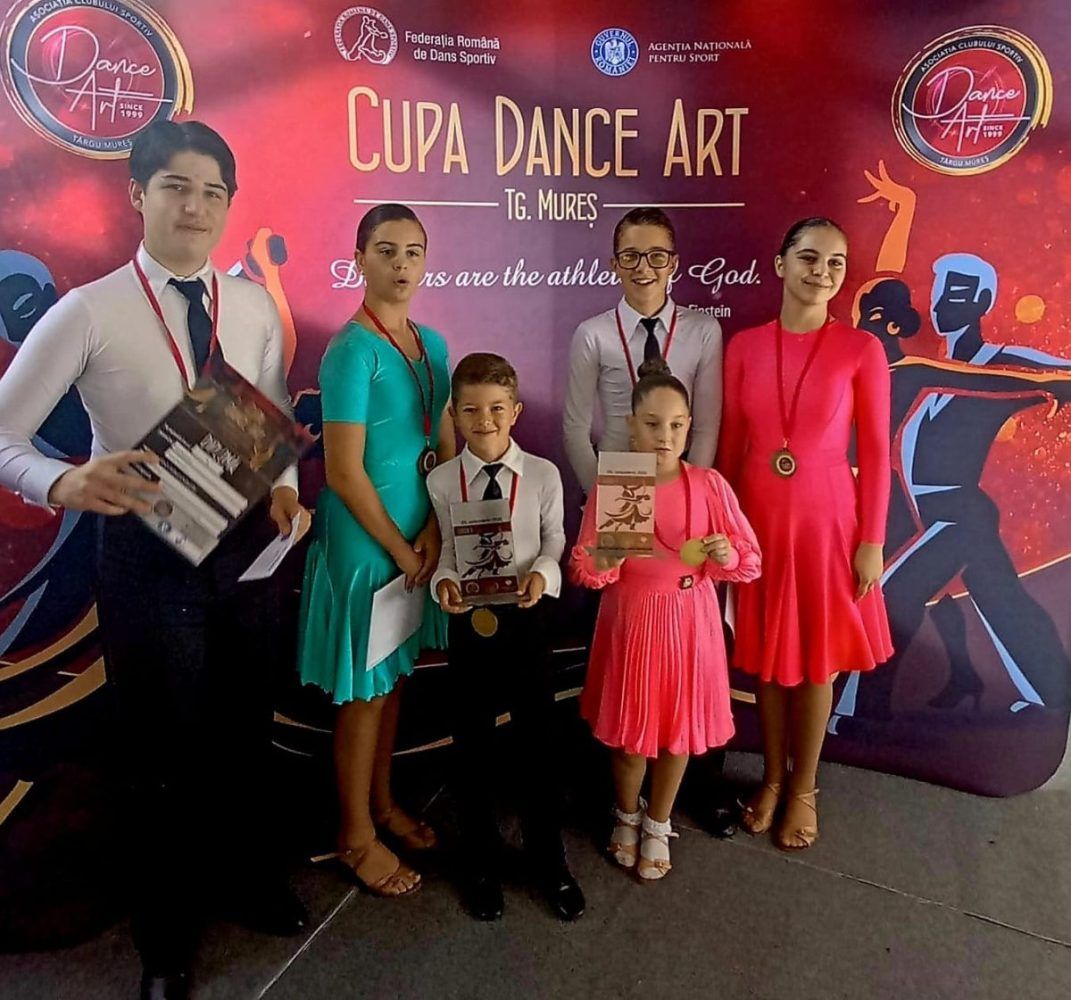 Târgu Mureș: Clubul Potaissa Turda, podium și calificări în semifinale la Cupa DanceArt
