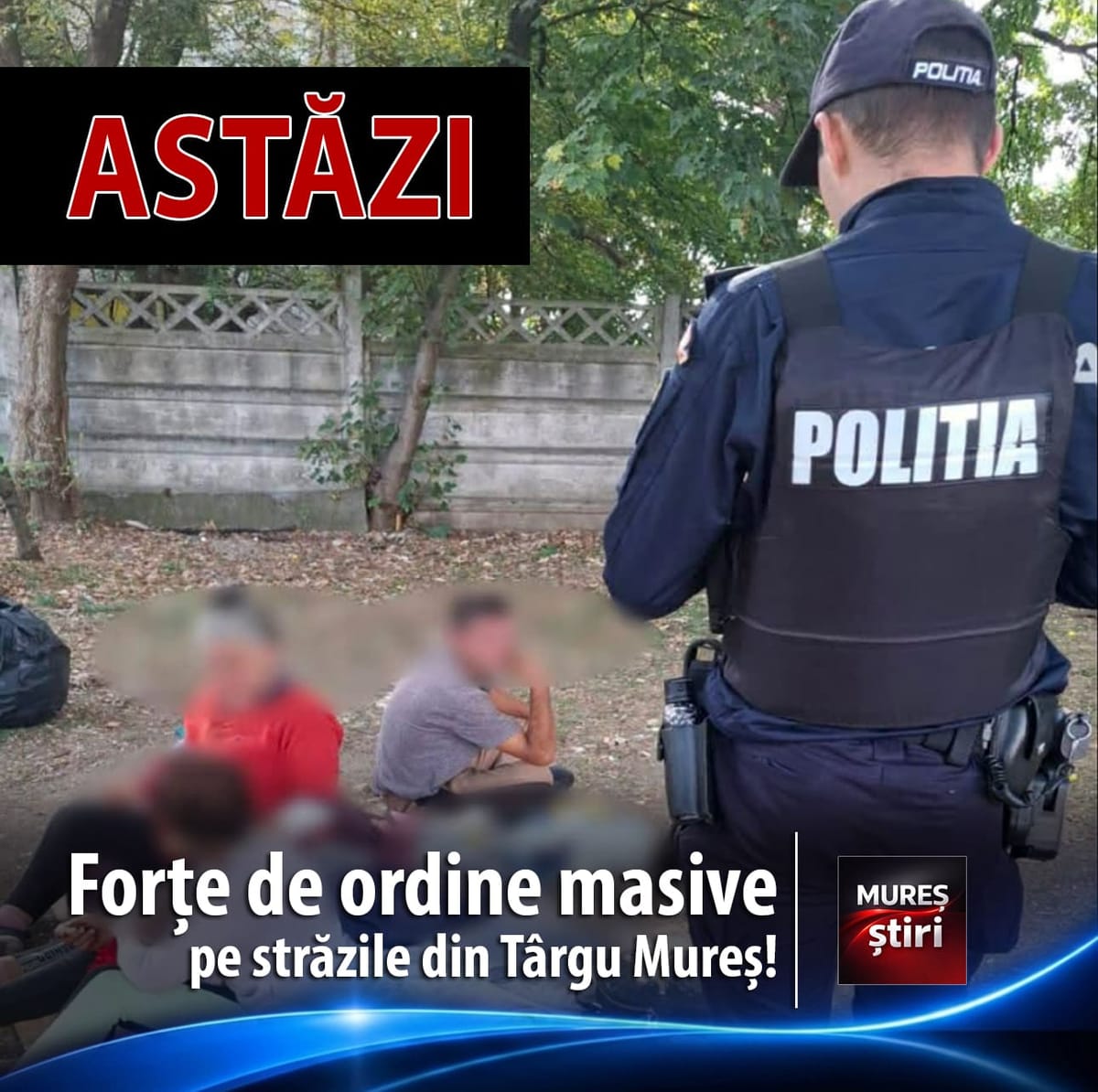 Târgu Mureș: Polițiști și jandarmi în acțiune pentru siguranța cetățenilor